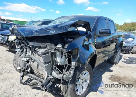 2021 Chevrolet Colorado Lt из США, поврежденный, VIN 1GCGSCEN4M1100584